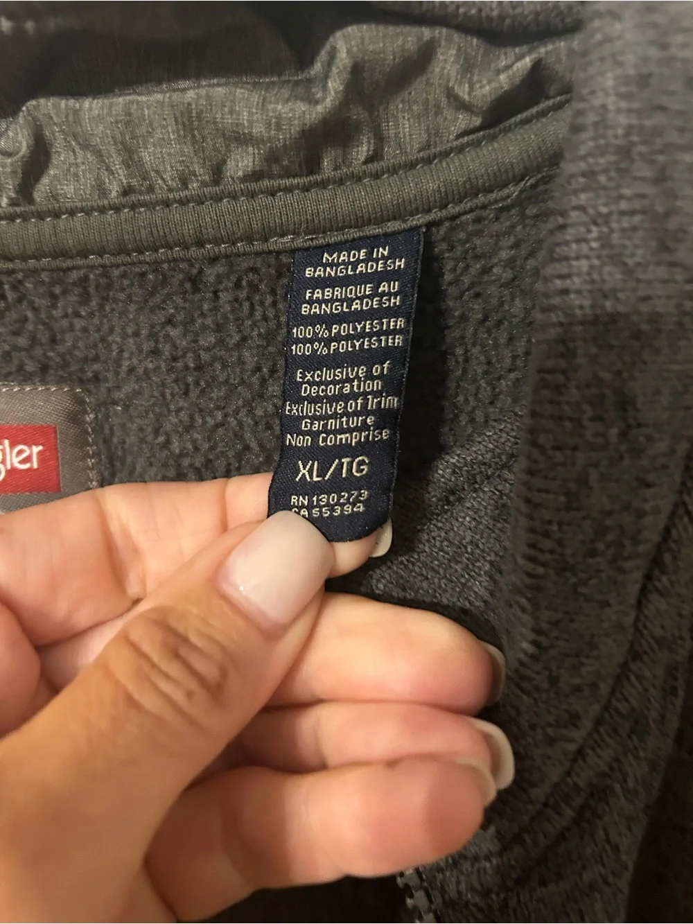 Wrangler soft fleece